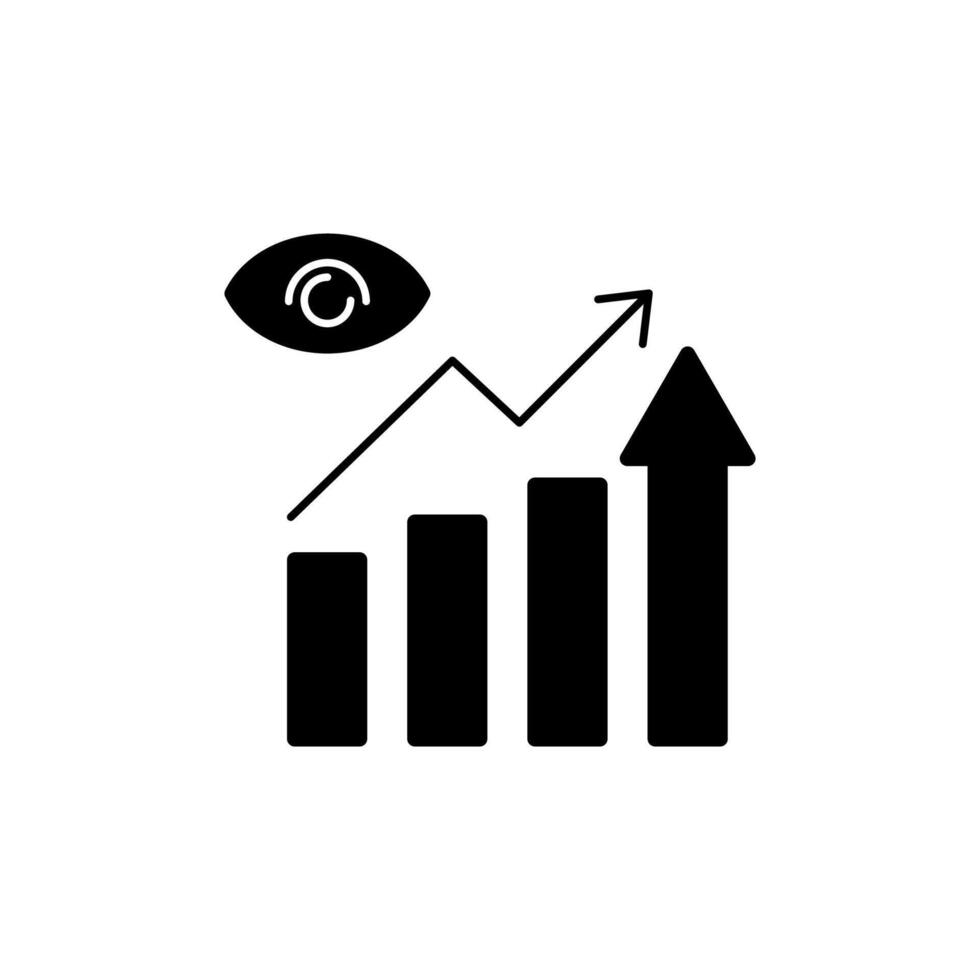 predictive analytics concept line icon. Simple element illustration. predictive analytics concept outline symbol design. vector