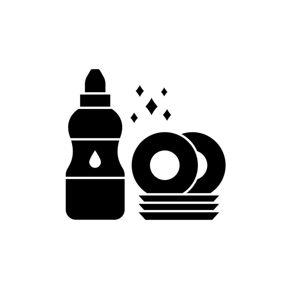 dish soap concept line icon. Simple element illustration. dish soap concept outline symbol design. vector