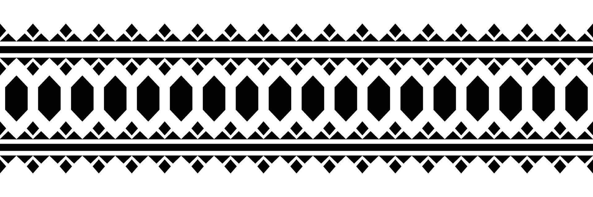 Ethnic border ornament. Geometric ethnic oriental seamless pattern. Stripe vector illustration. Native American Mexican African Indian tribal style. Design border, textile, fabric, clothing, carpet.
