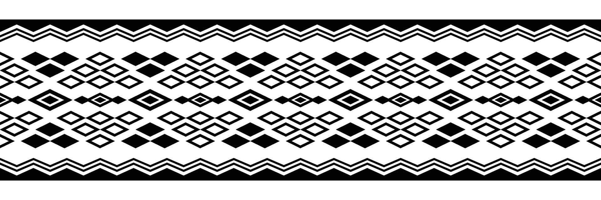 Ethnic border ornament. Geometric ethnic oriental seamless pattern. Stripe vector illustration. Native American Mexican African Indian tribal style. Design border, textile, fabric, clothing, carpet.