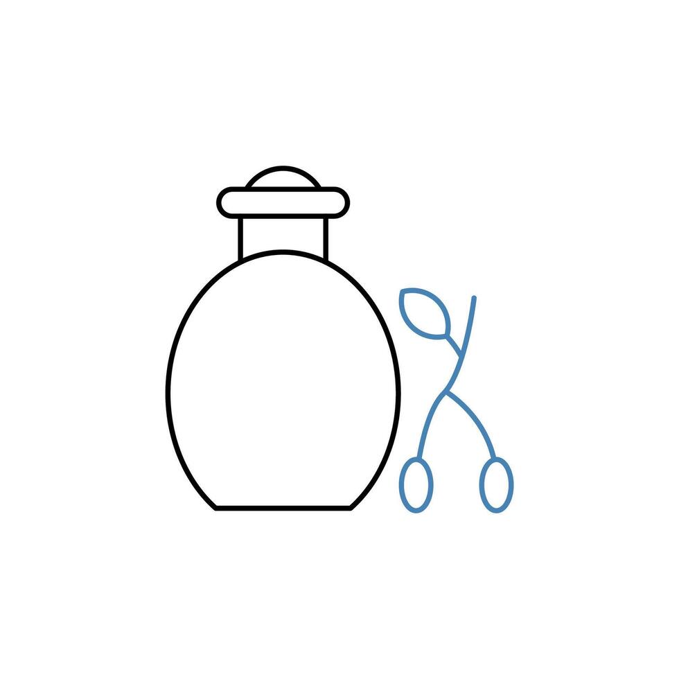 olive oil concept line icon. Simple element illustration. olive oil concept outline symbol design. vector