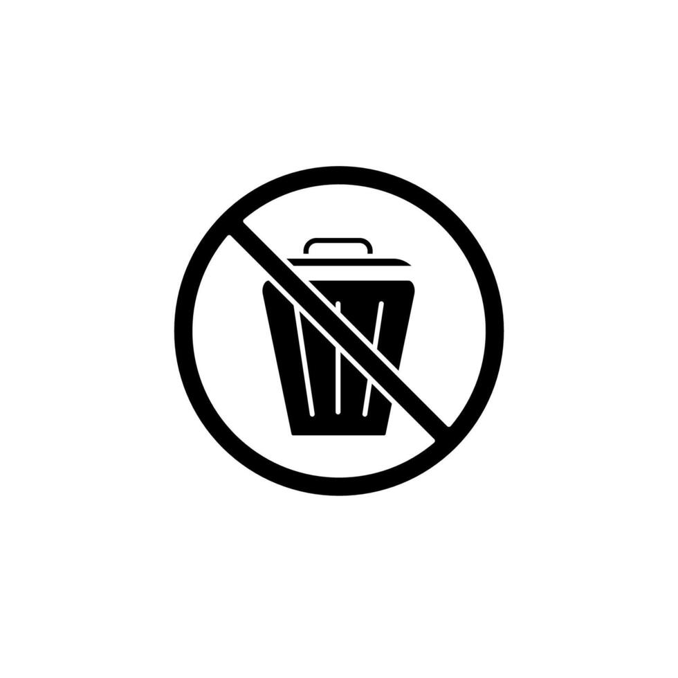 zero waste concept line icon. Simple element illustration. zero waste concept outline symbol design. vector