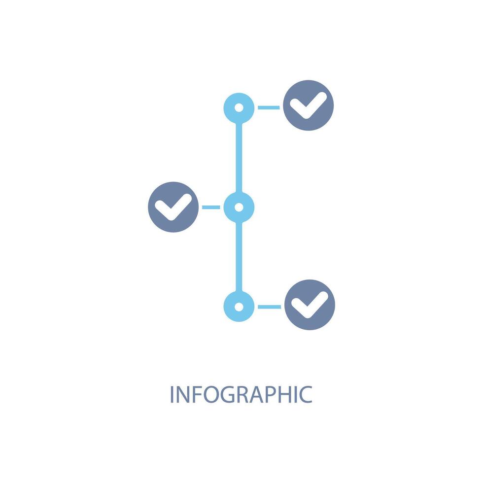 infographic concept line icon. Simple element illustration. infographic concept outline symbol design. vector