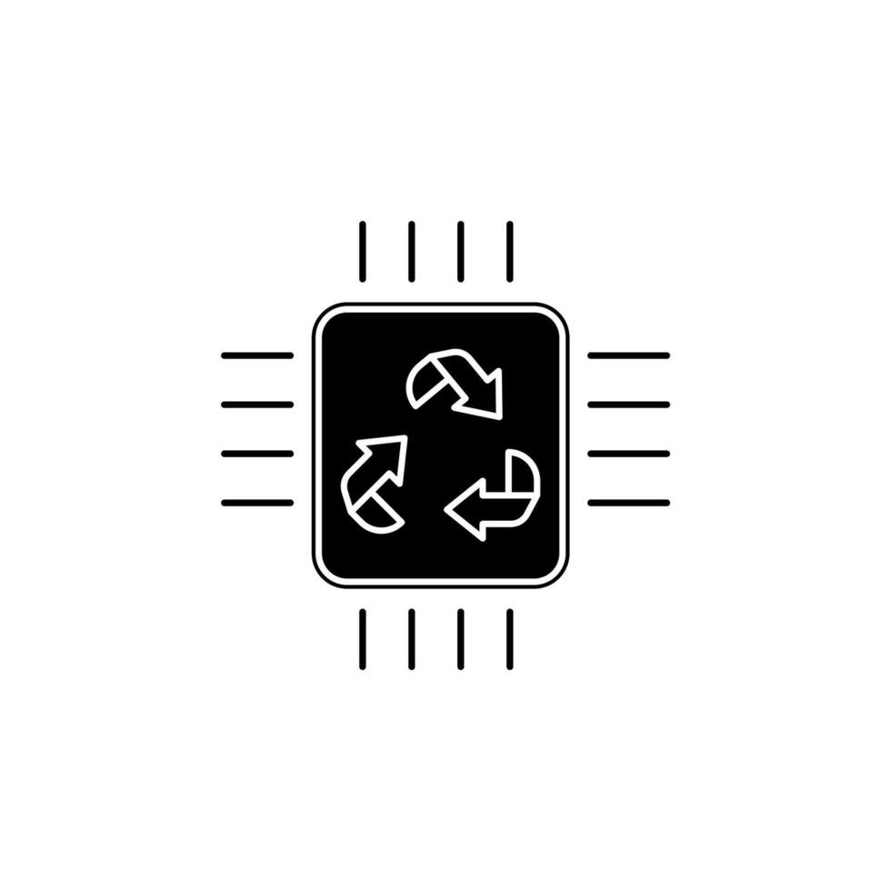 electrónico concepto línea icono. sencillo elemento ilustración. electrónico concepto contorno símbolo diseño. vector