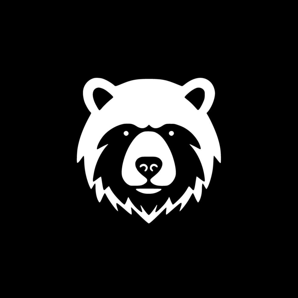 Bear, Minimalist and Simple Silhouette - Vector illustration