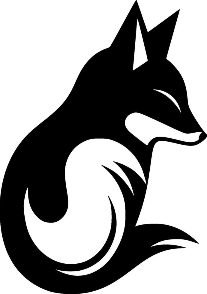 Fox - High Quality Vector Logo - Vector illustration ideal for T-shirt graphic