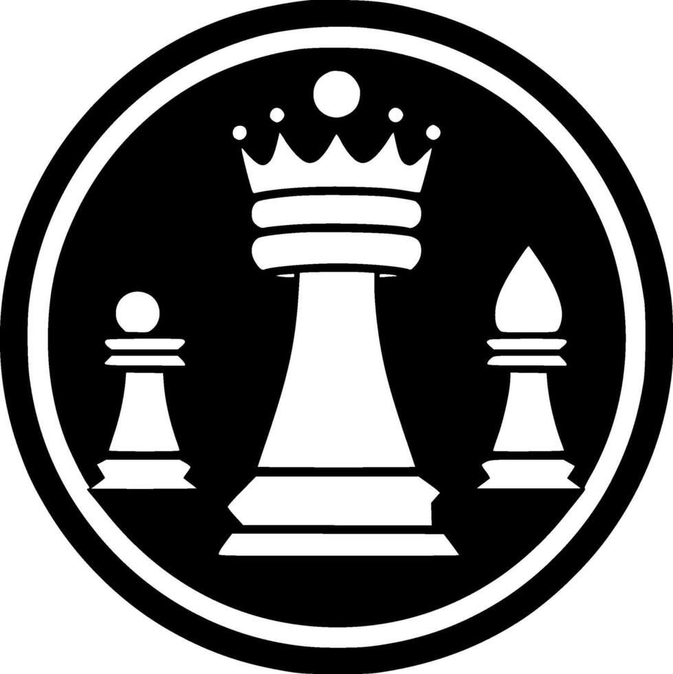 Chess - High Quality Vector Logo - Vector illustration ideal for T-shirt graphic