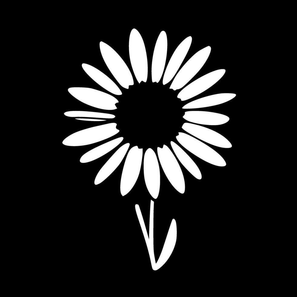 Daisy - Minimalist and Flat Logo - Vector illustration
