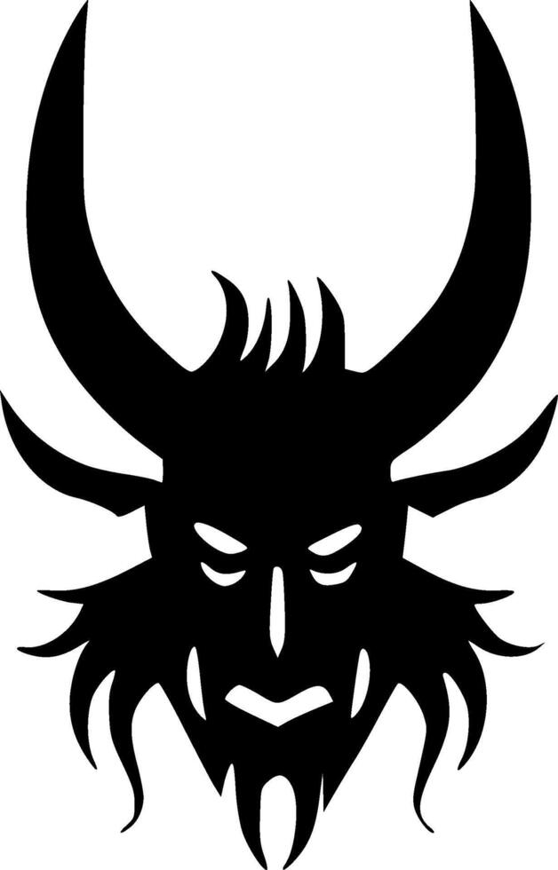 Beast - Black and White Isolated Icon - Vector illustration
