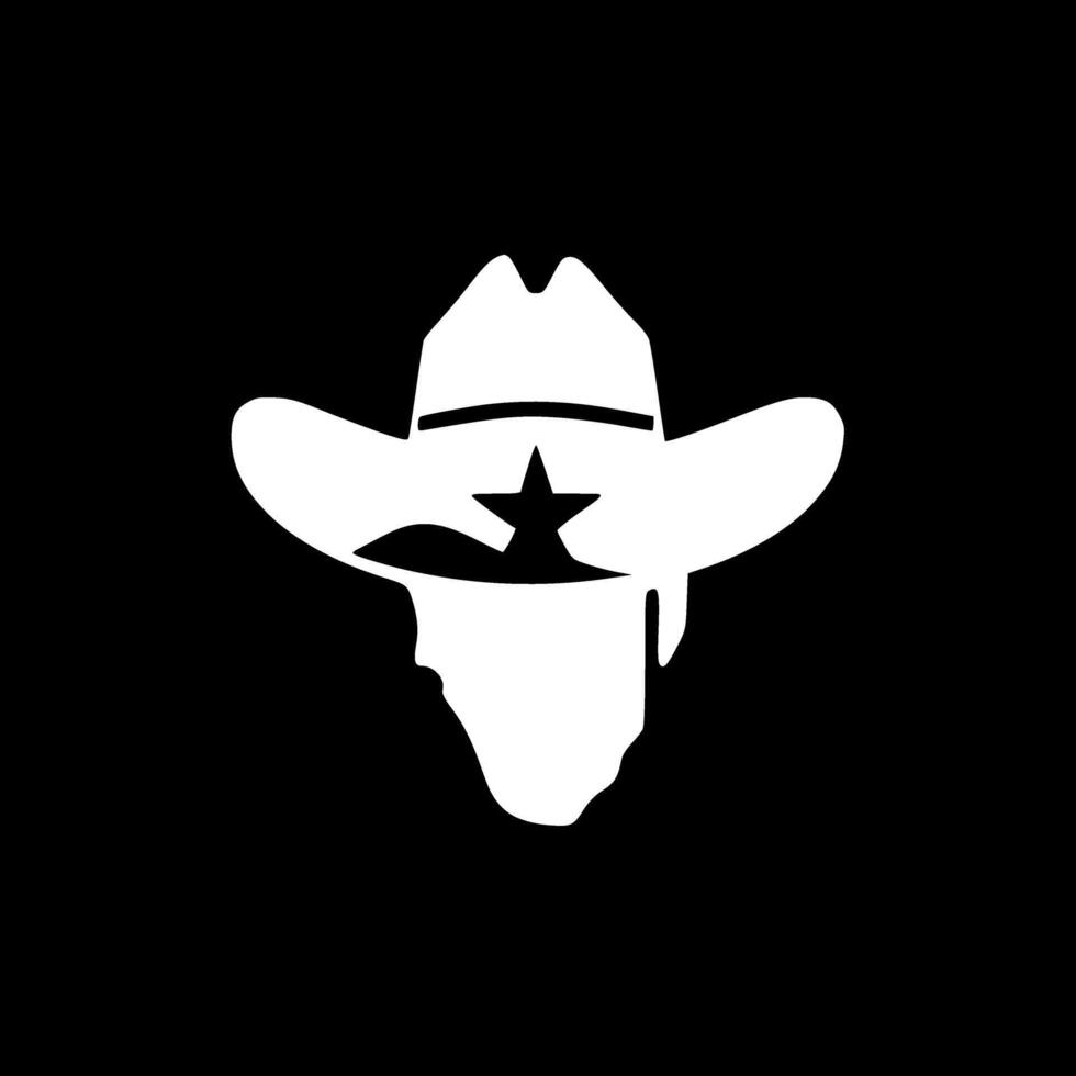 Texas, Minimalist and Simple Silhouette - Vector illustration