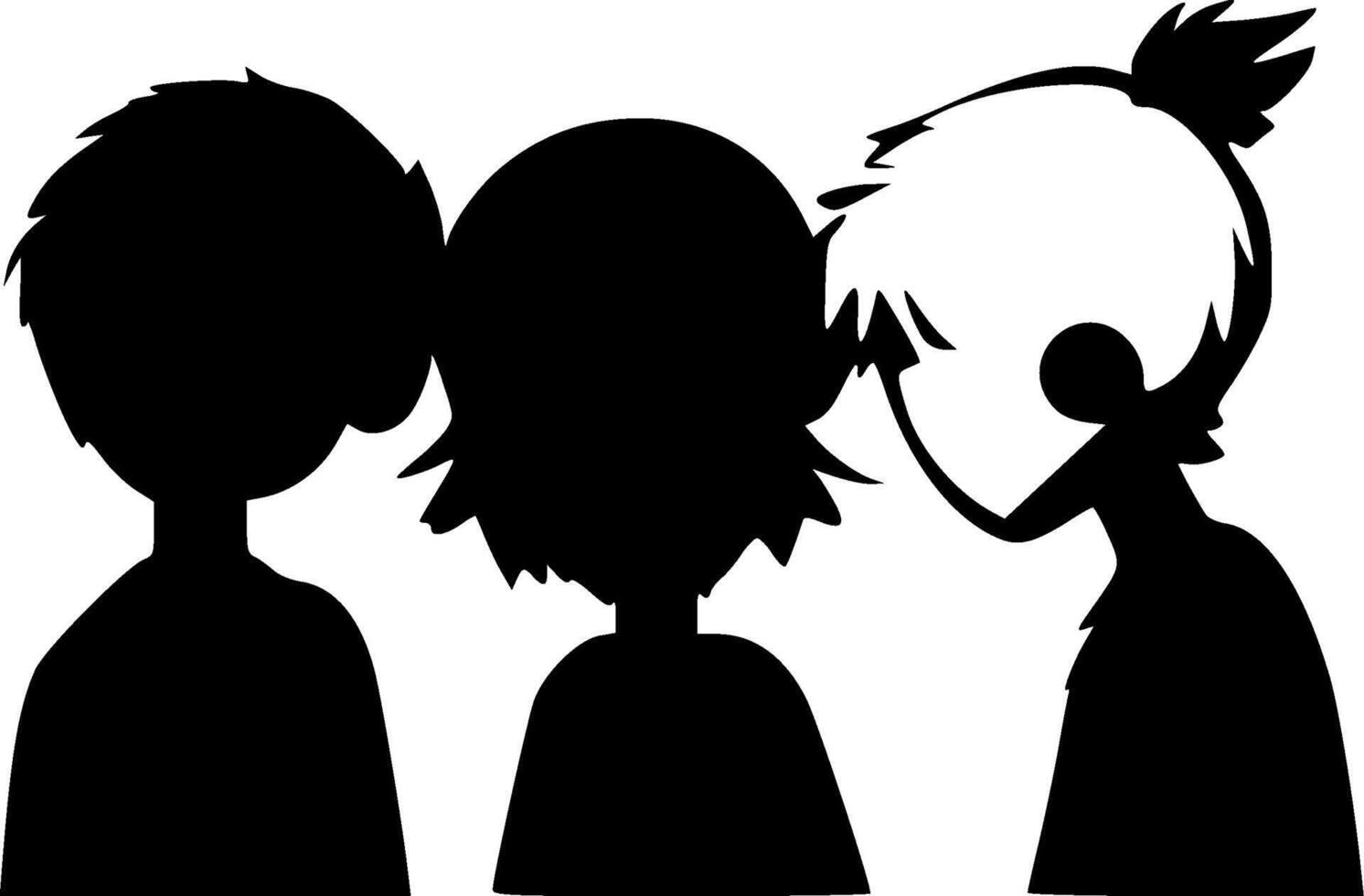 Friends - Minimalist and Flat Logo - Vector illustration