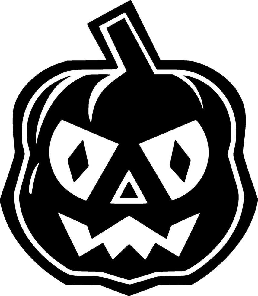 Halloween, Minimalist and Simple Silhouette - Vector illustration