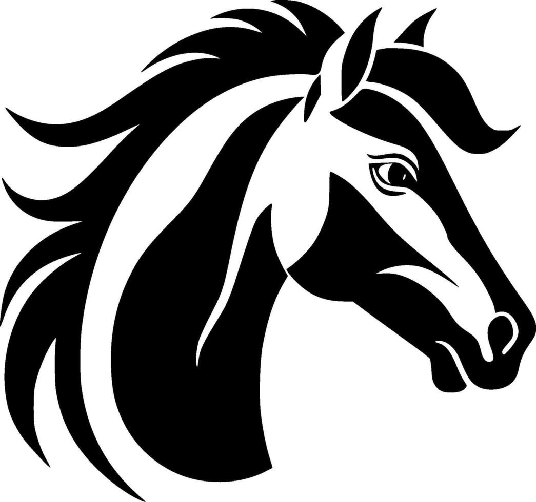 Horse - High Quality Vector Logo - Vector illustration ideal for T-shirt graphic