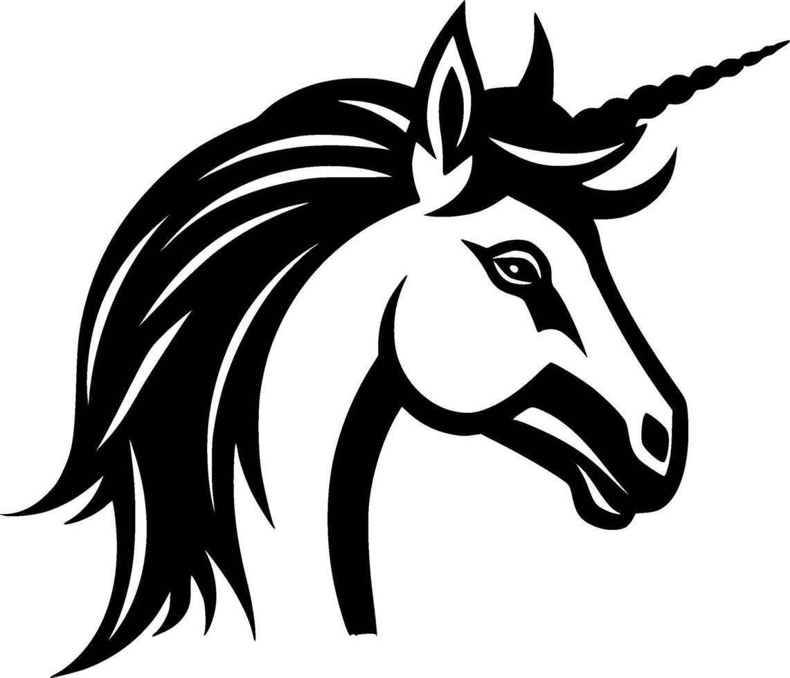 unicornio - alto calidad vector logo - vector ilustración ideal para camiseta gráfico