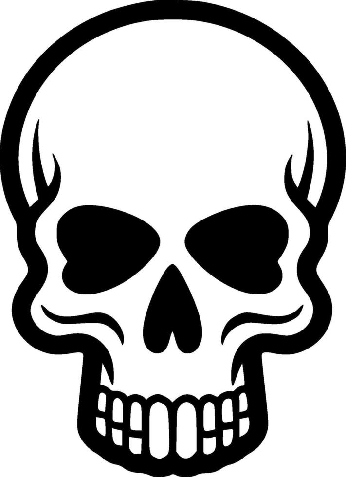 Skull - High Quality Vector Logo - Vector illustration ideal for T-shirt graphic