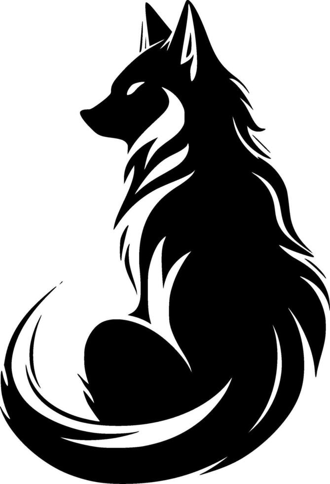 Fox - Minimalist and Flat Logo - Vector illustration
