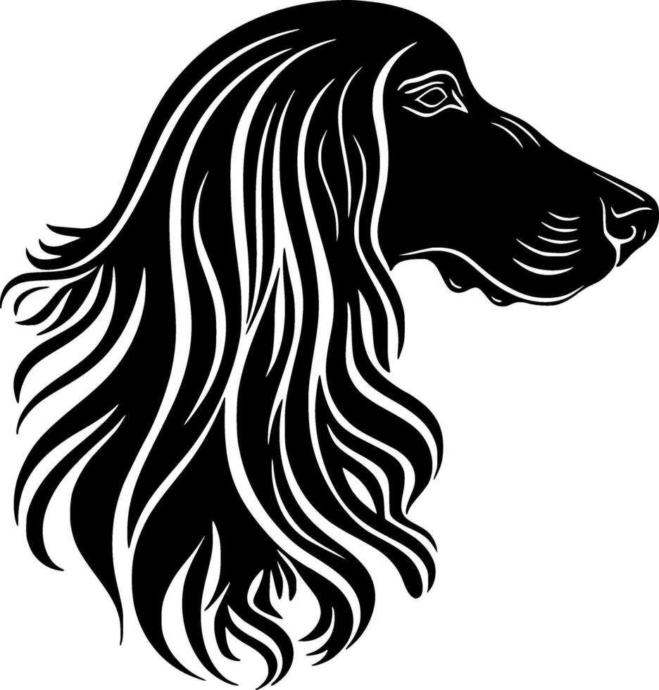 Afghan Hound - High Quality Vector Logo - Vector illustration ideal for T-shirt graphic