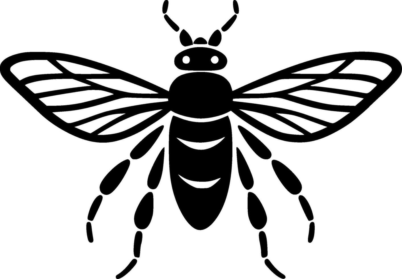 Fly - High Quality Vector Logo - Vector illustration ideal for T-shirt graphic