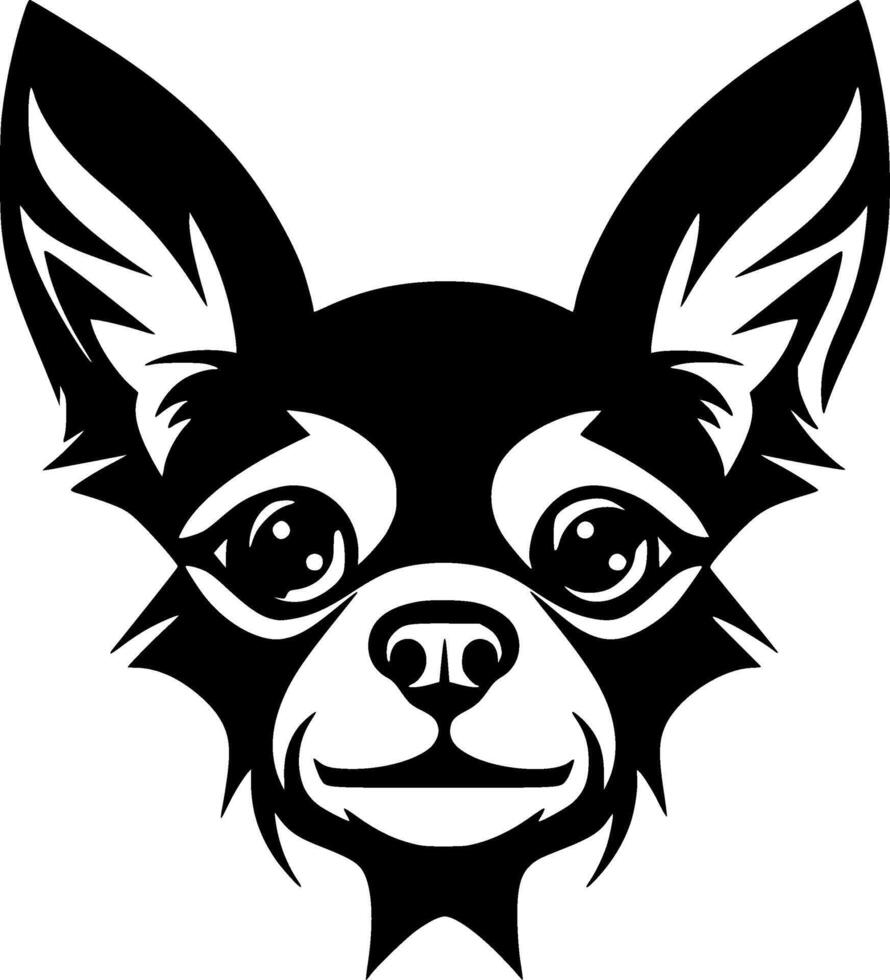 Chihuahua, Minimalist and Simple Silhouette - Vector illustration