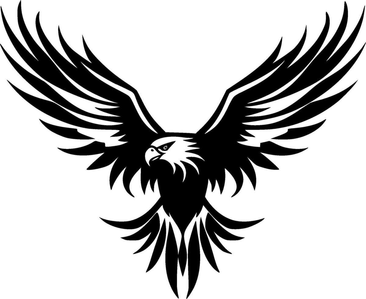 Eagle - Minimalist and Flat Logo - Vector illustration