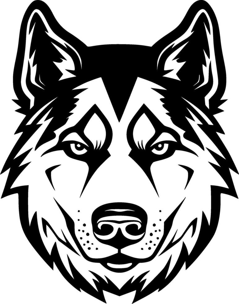 Siberian Husky - High Quality Vector Logo - Vector illustration ideal for T-shirt graphic