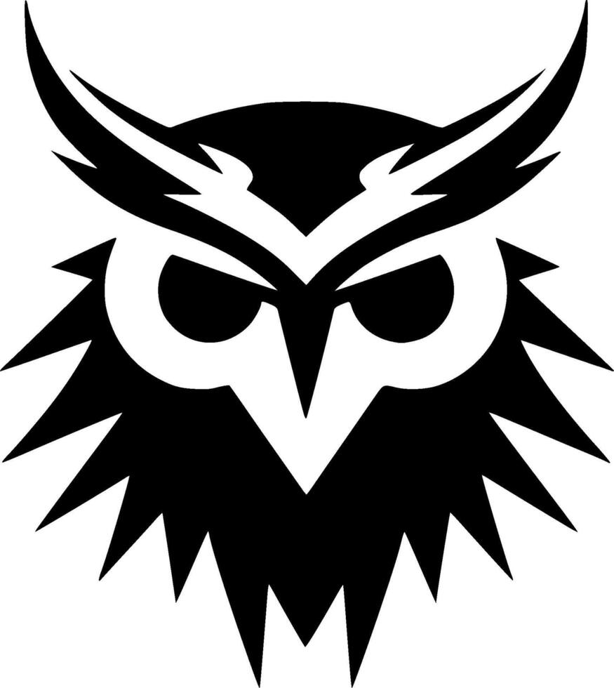 Owl - High Quality Vector Logo - Vector illustration ideal for T-shirt graphic