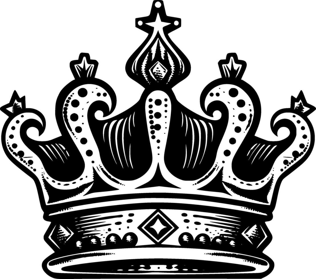 Crown - High Quality Vector Logo - Vector illustration ideal for T-shirt graphic