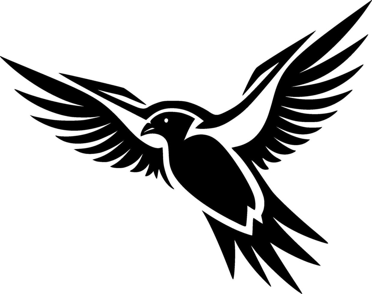 Petrel, Minimalist and Simple Silhouette - Vector illustration