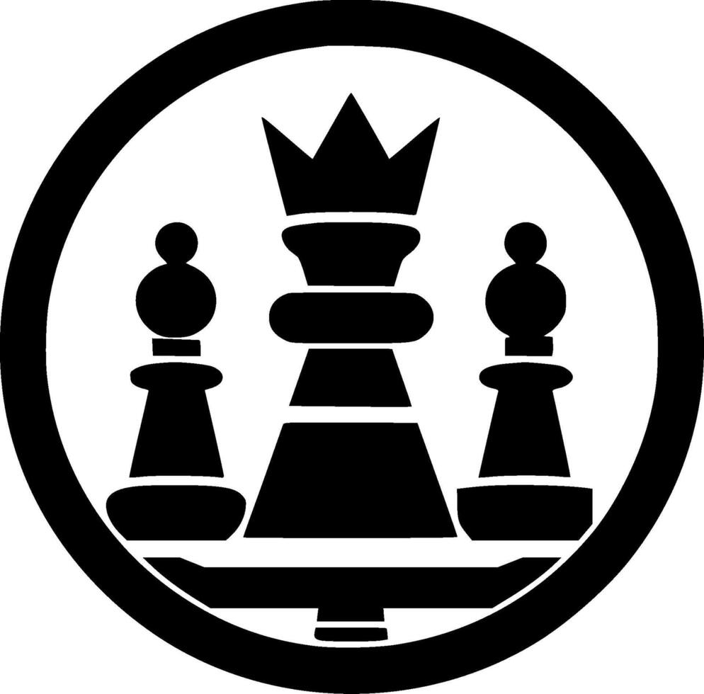 Chess - High Quality Vector Logo - Vector illustration ideal for T-shirt graphic