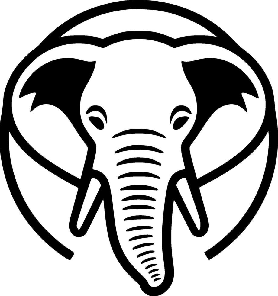 Elephant - High Quality Vector Logo - Vector illustration ideal for T-shirt graphic