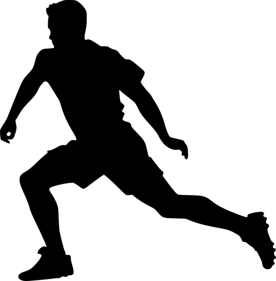 Football - Black and White Isolated Icon - Vector illustration