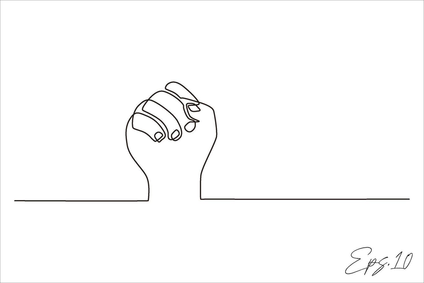 continuous line vector illustration design of holding hands