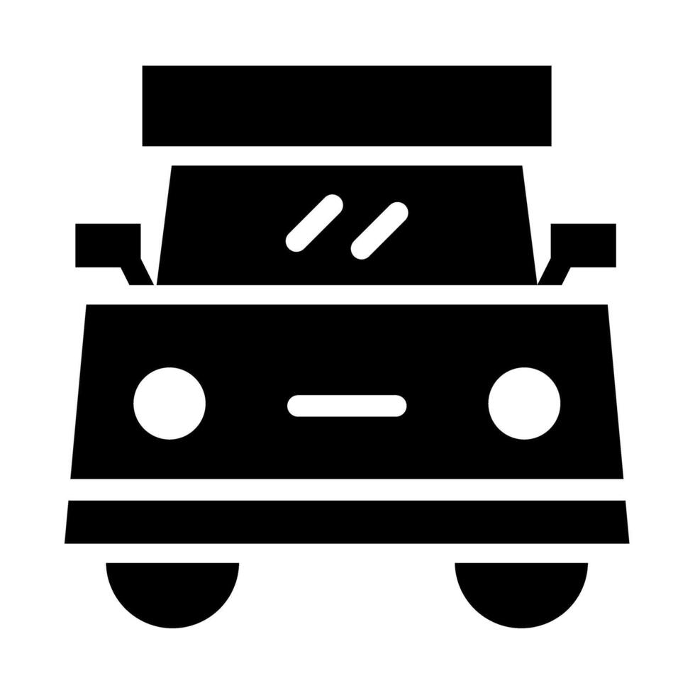 bus transport of tour and travel glyph icon sets vector