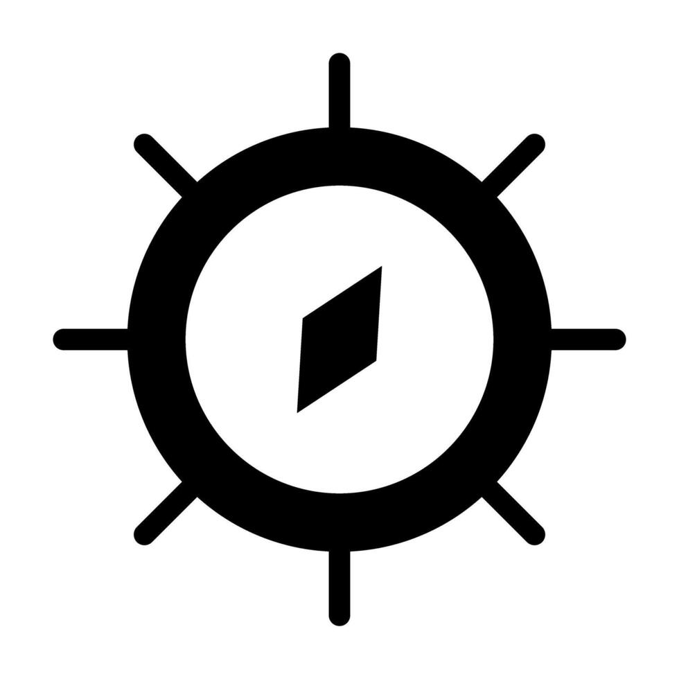compass of tour and travel glyph icon sets vector