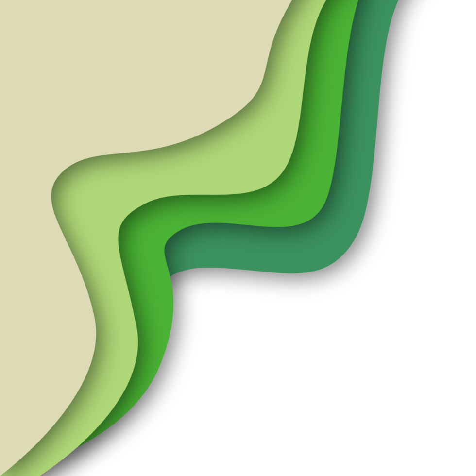 Paper cut with dropshadow random shape png