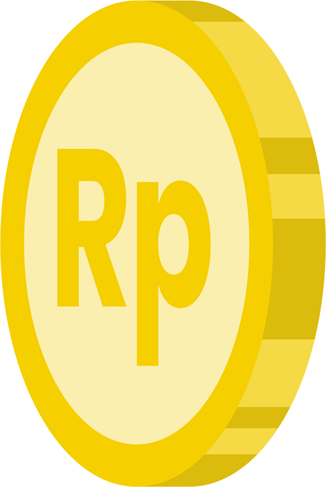 Rupiah money coin png