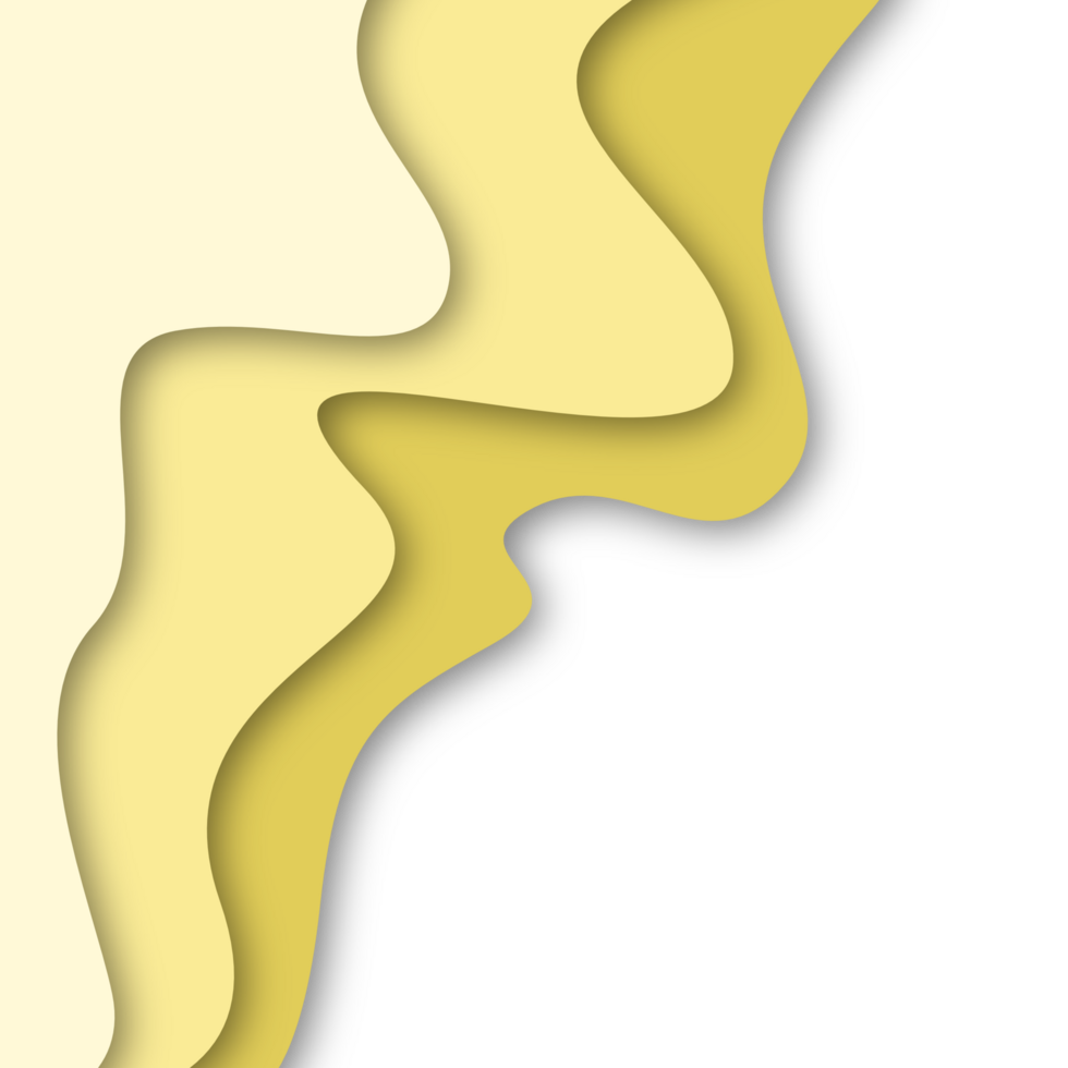 Paper cut with dropshadow random shape png