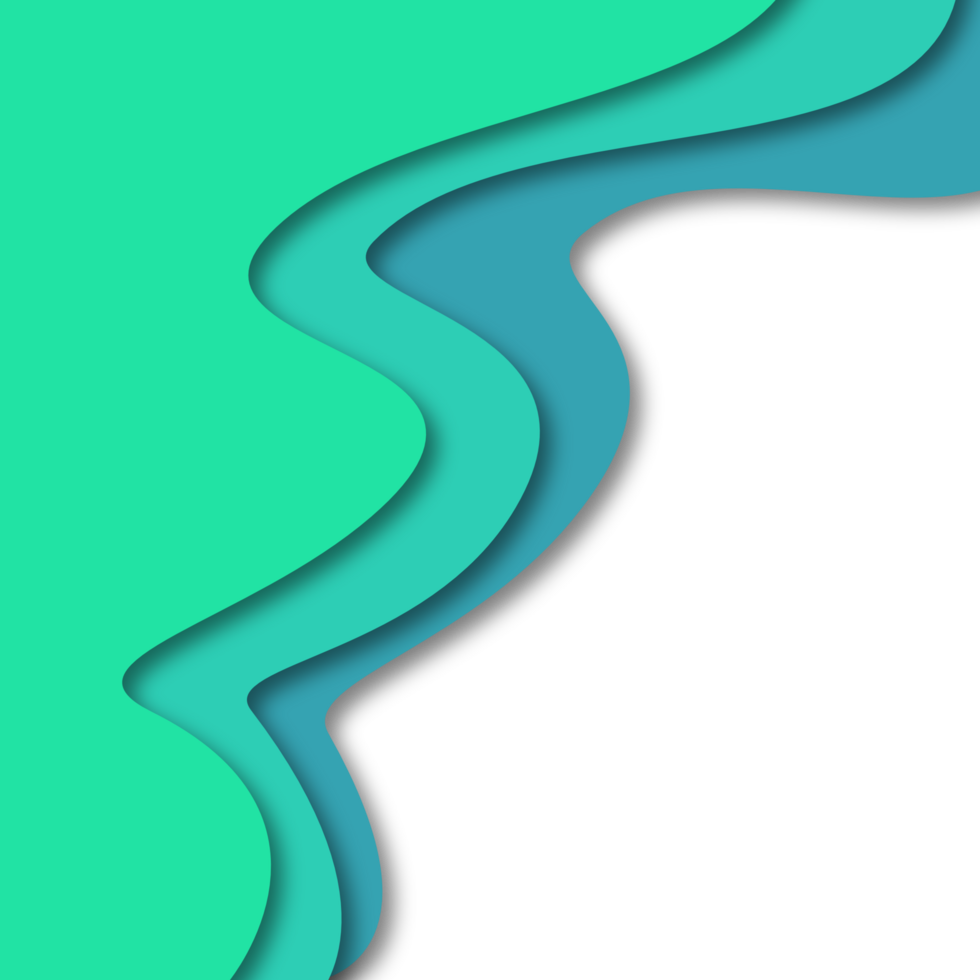 Paper cut with dropshadow random shape png