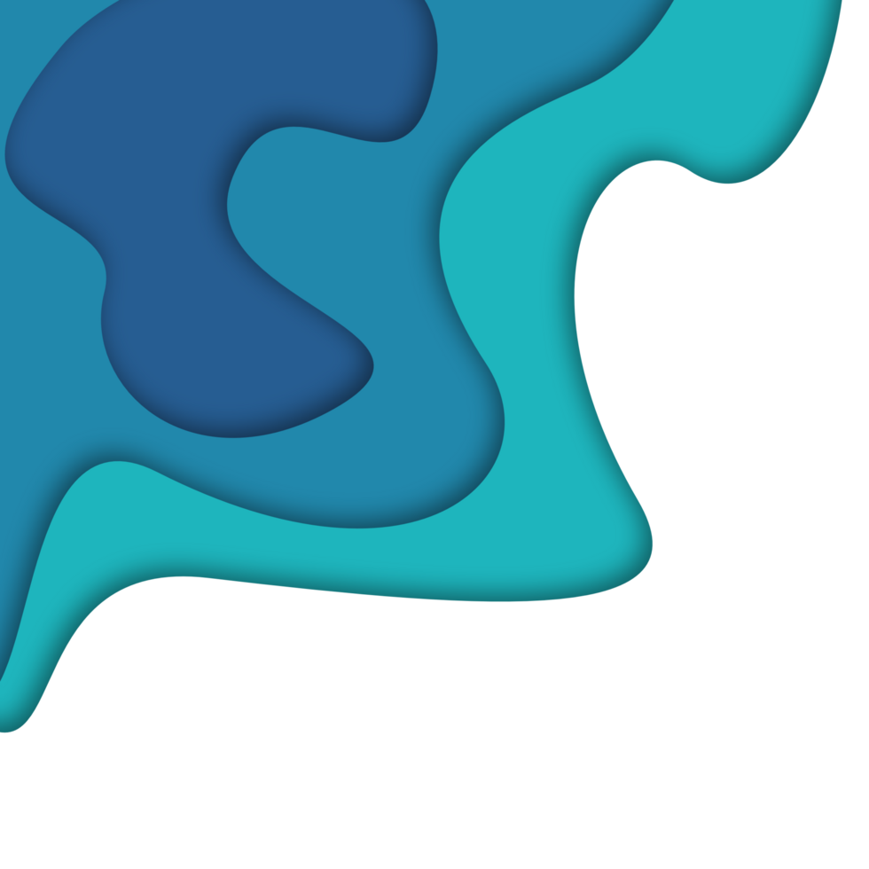 Paper cut with dropshadow random shape png