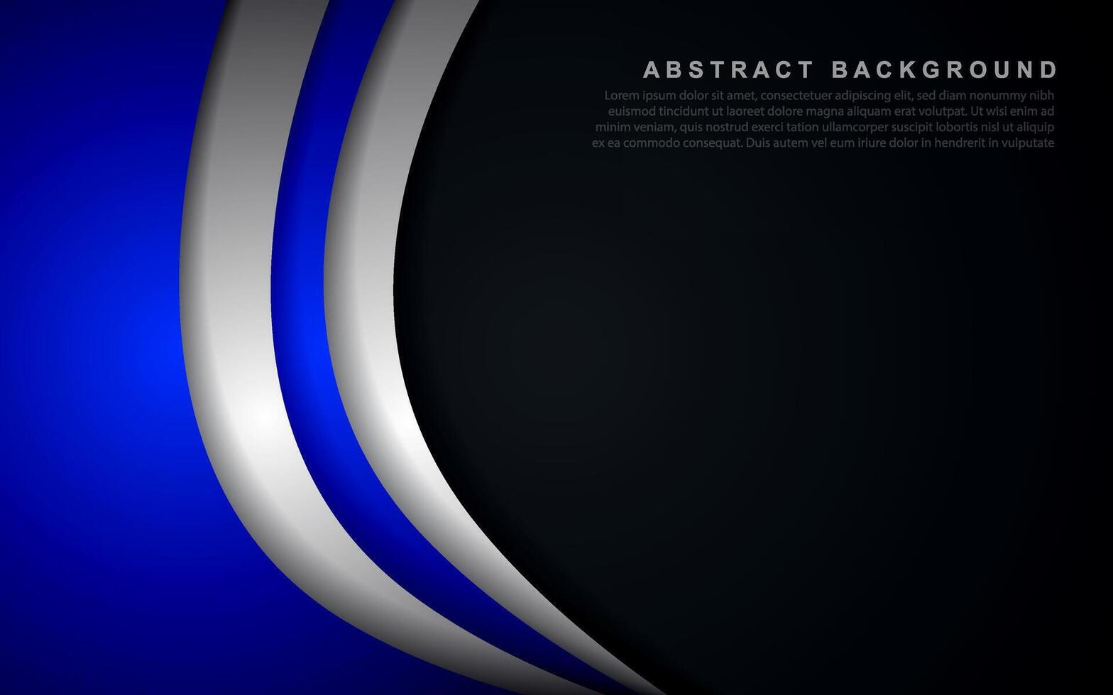 vector background of overlapping curves with space for text design.