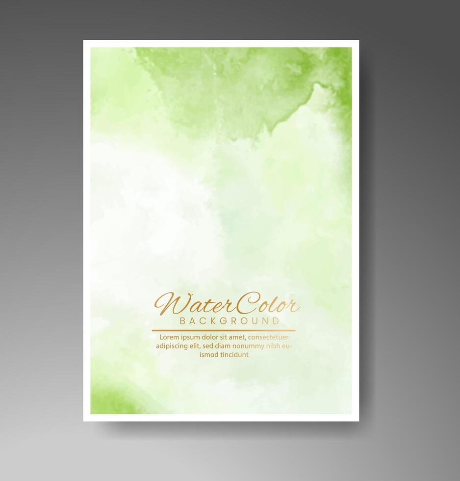 Cards with watercolor background. Design for your cover, date, postcard, banner, logo. vector
