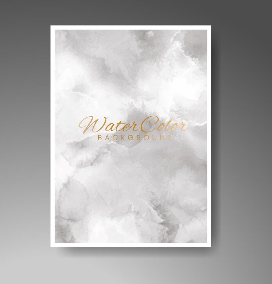 Cards with watercolor background. Design for your cover, date, postcard, banner, logo. vector