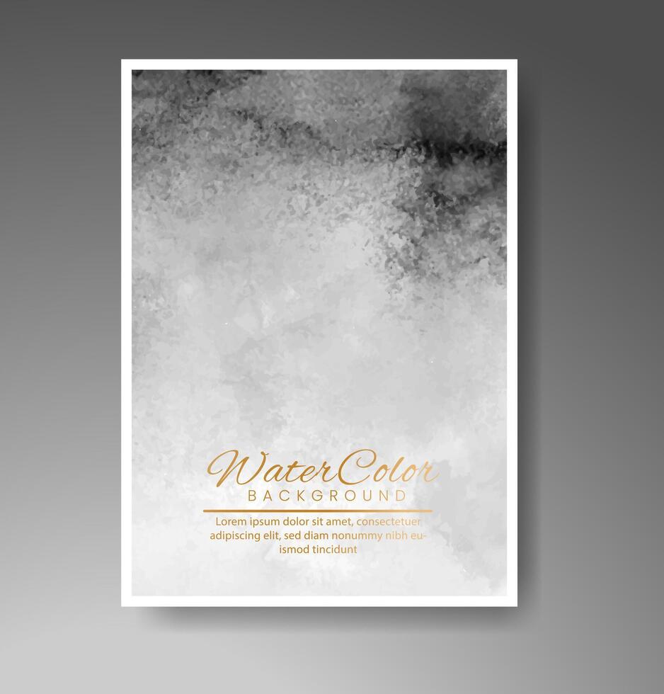 Cards with watercolor background. Design for your cover, date, postcard, banner, logo. vector