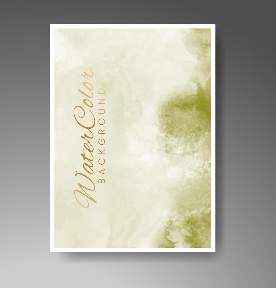 Cards with watercolor background. Design for your cover, date, postcard, banner, logo. vector