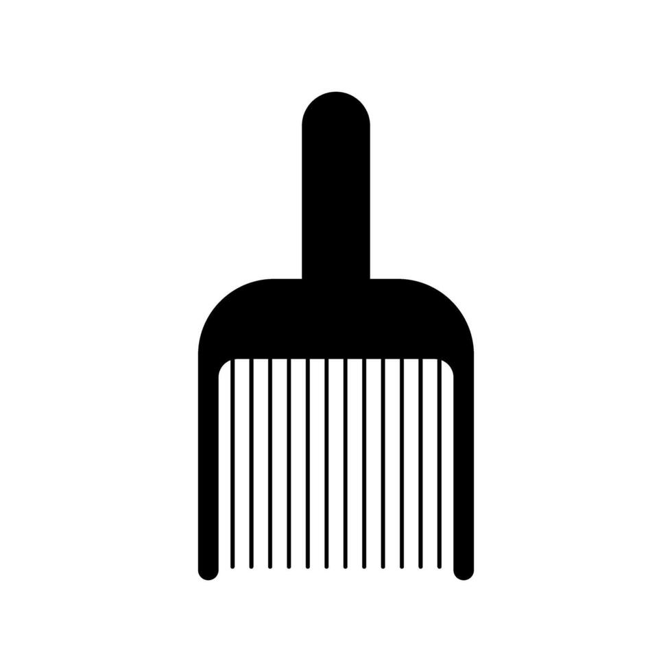 Hair comb icon vector. Hairstyle illustration sign. Barber shop symbol. Hairdresser logo. vector