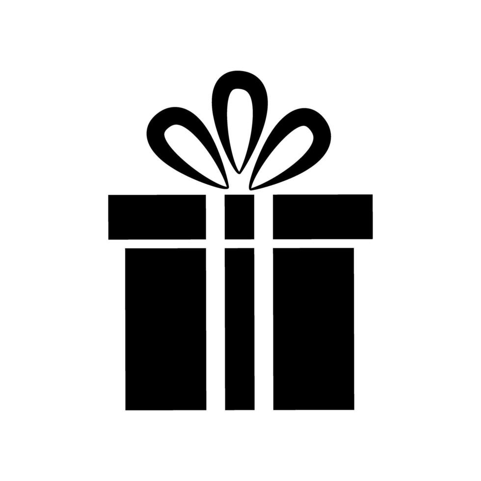 Gift icon vector. present illustration sign. birthday symbol. sale logo. vector