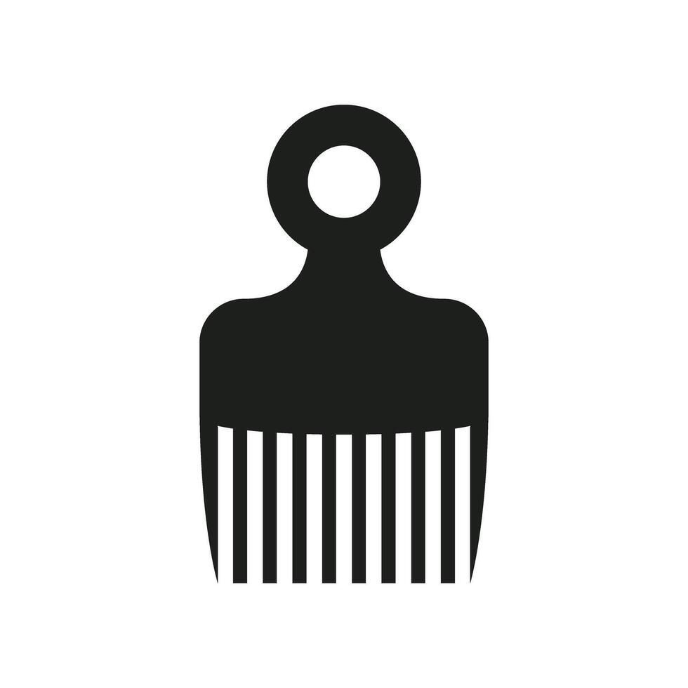 pelo peine icono vector. peinado ilustración signo. Barbero tienda símbolo. peluquero logo. vector