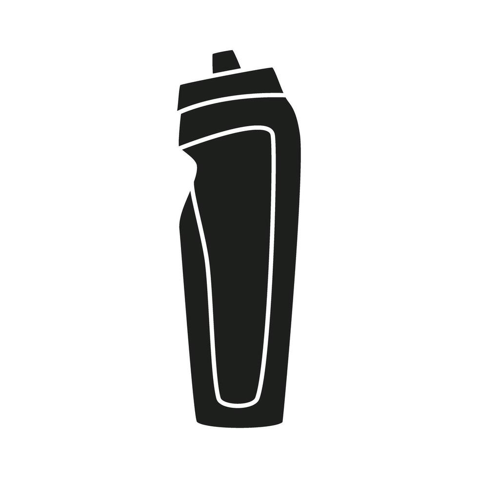 Sports bottle icon vector. Bottle illustration sign. Sport symbol. Water logo. vector