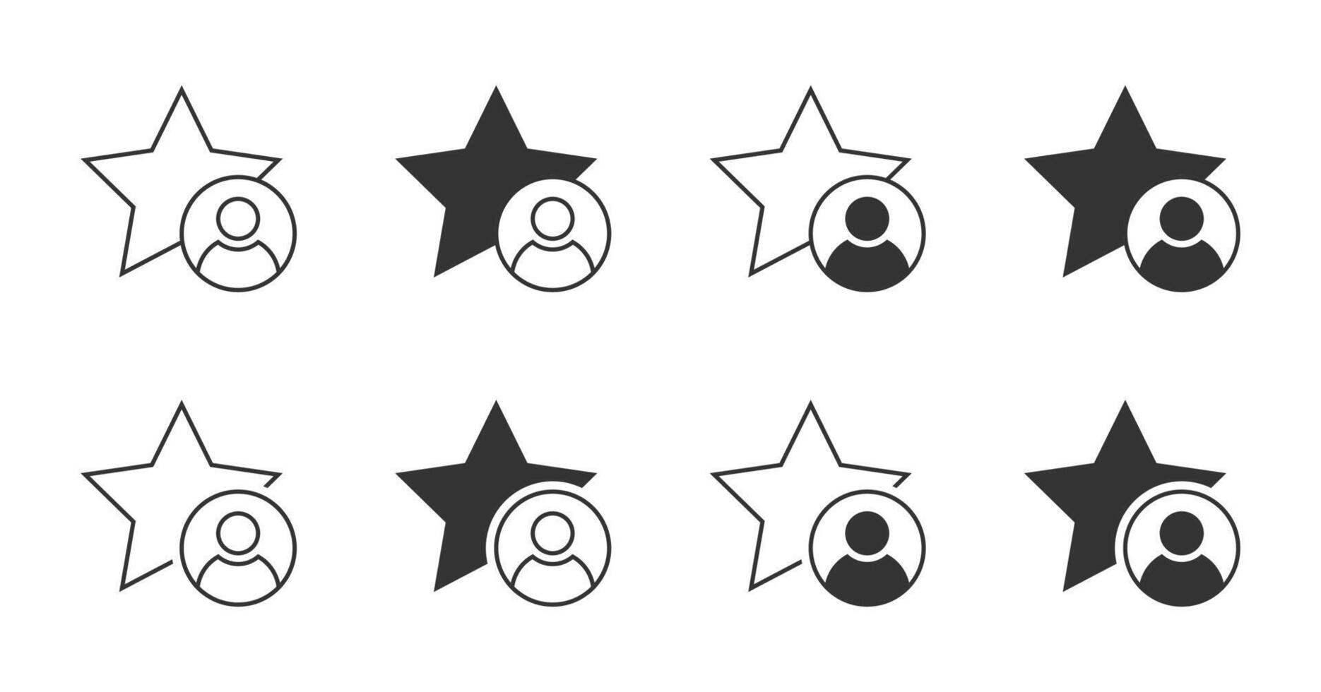 Human talent icon. Best employee concept with star and man. Vector illustration.