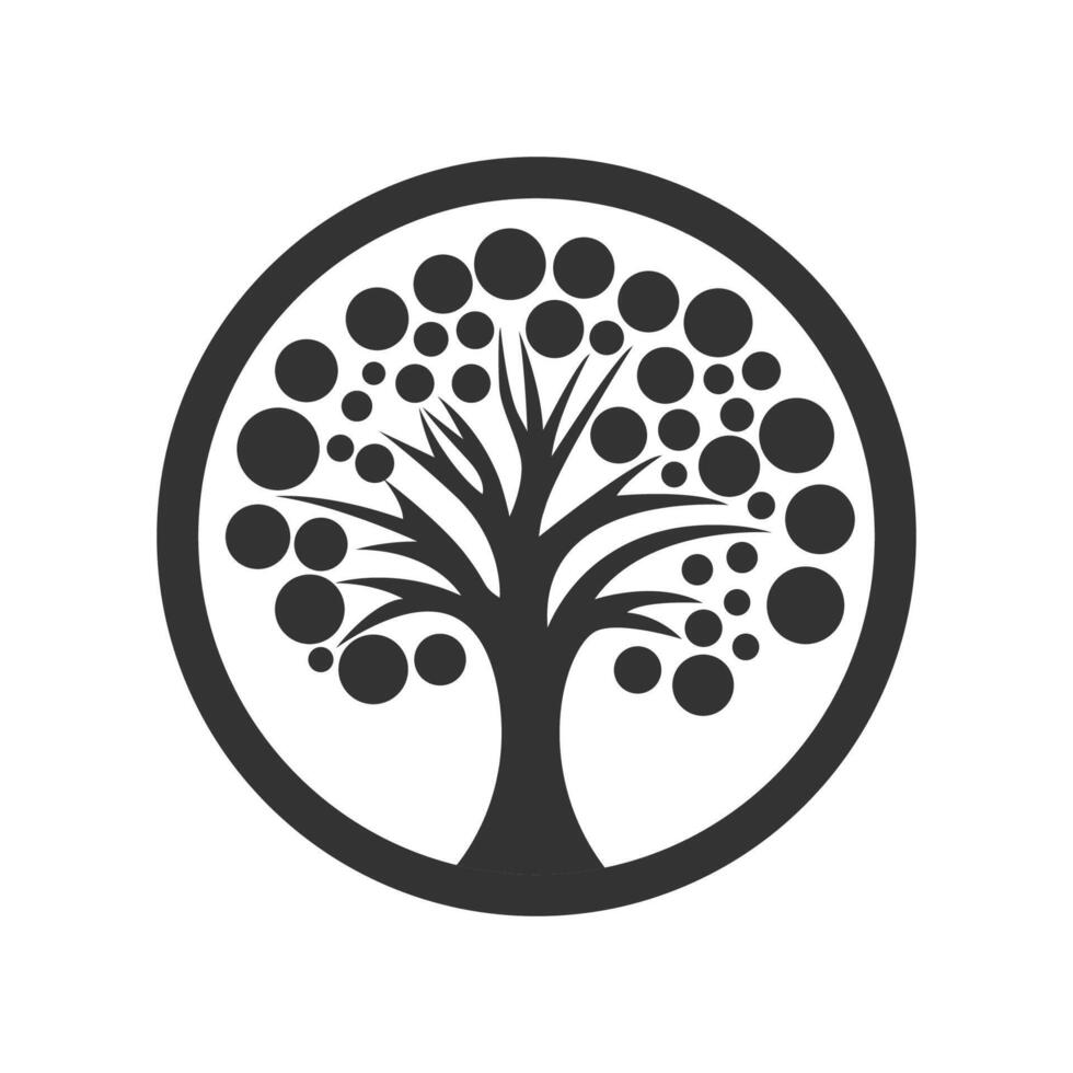 Tree icon. Simple design. Vector illustration.